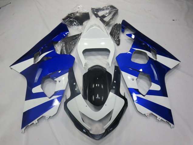 Estilo Azul Blanco OEM 2004-2005 Suzuki GSXR 600-750 Carenados Moto