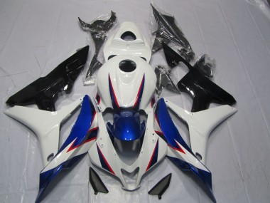 Estilo Azul Blanco OEM 2007-2008 Honda CBR600RR Carenados Moto