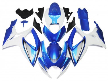 Estilo Azul Claro & Azul Intenso OEM 2006-2007 Suzuki GSXR 600-750 Carenados Moto