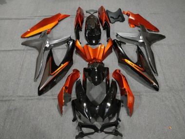 Estilo Naranja Quemado OEM 2008-2010 Suzuki GSXR 600-750 Carenados Moto