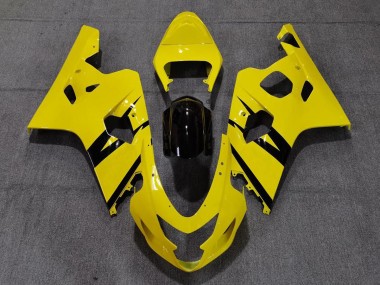 Estilo Personalizado OEM Amarillo Brillante Brillante 2004-2005 Suzuki GSXR 600-750 Carenados Moto