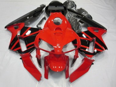 Estilo Rojo & Negro OEM 2003-2004 Honda CBR600RR Carenados Moto