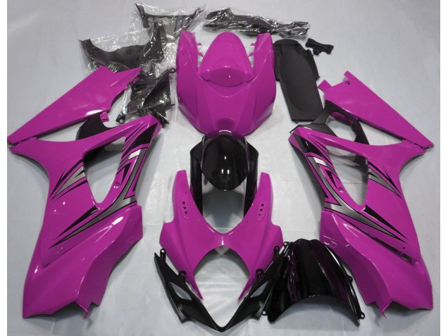 Estilo Rosa OEM 2007-2008 Suzuki GSXR 1000 Carenados Moto