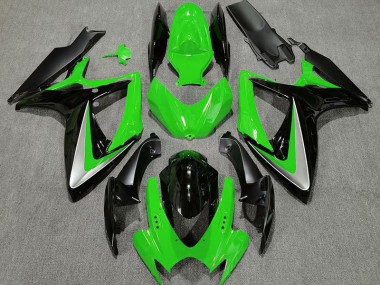 Estilo Verde OEM 2006-2007 Suzuki GSXR 600-750 Carenados Moto