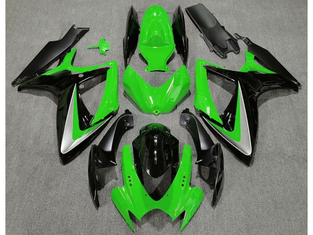 Estilo Verde OEM 2006-2007 Suzuki GSXR 600-750 Carenados Moto