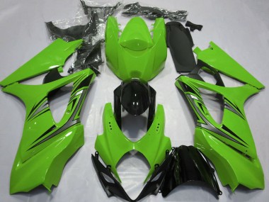 Estilo Verde OEM 2007-2008 Suzuki GSXR 1000 Carenados Moto