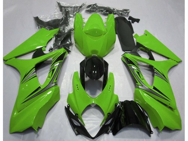 Estilo Verde OEM 2007-2008 Suzuki GSXR 1000 Carenados Moto