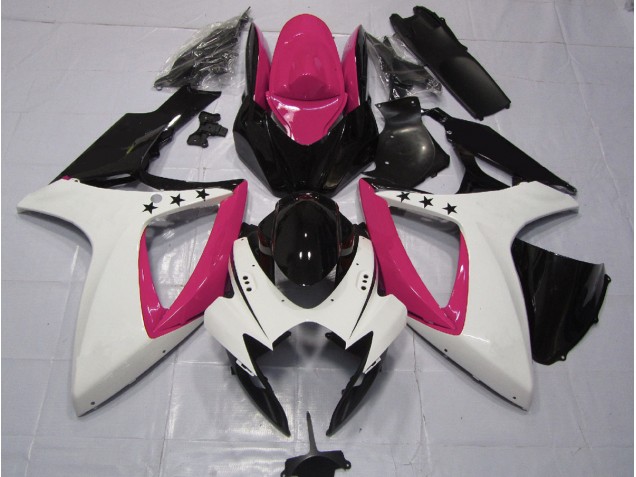 Estrella Rosa 2006-2007 Suzuki GSXR 600-750 Carenados Moto