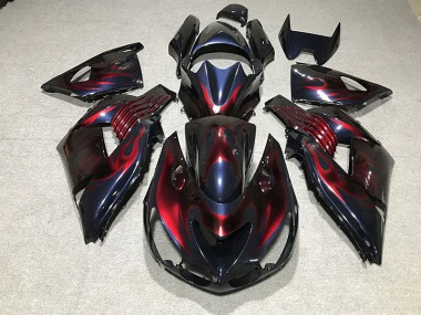 Fuego 2006-2011 Kawasaki ZX14R Carenados Moto