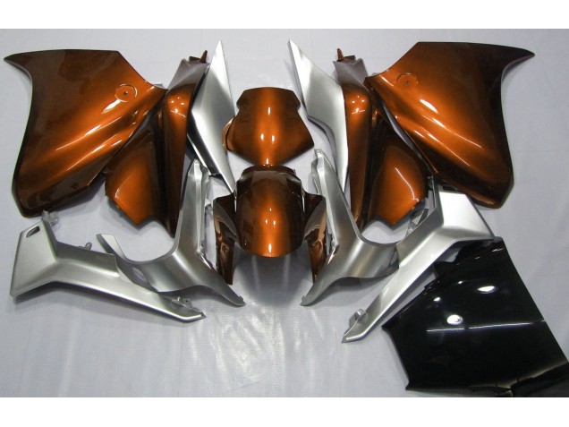 Naranja & Plata 2010-2013 Honda VFR1200 Carenados Moto