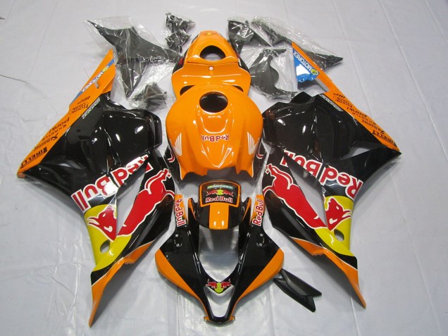 Naranja Rojo Toro 2009-2012 Honda CBR600RR Carenados Moto