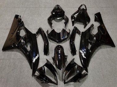 Negro Brillante & Azul Perla 2006-2007 Yamaha R6 Carenados Moto