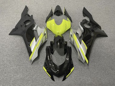 Negro Con Amarillo Floro 2017-2021 Yamaha R6 Carenados Moto