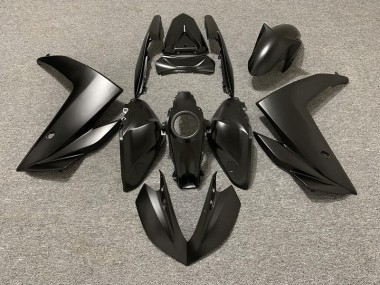 Negro Mate 2015-2018 Yamaha R3 Carenados Moto