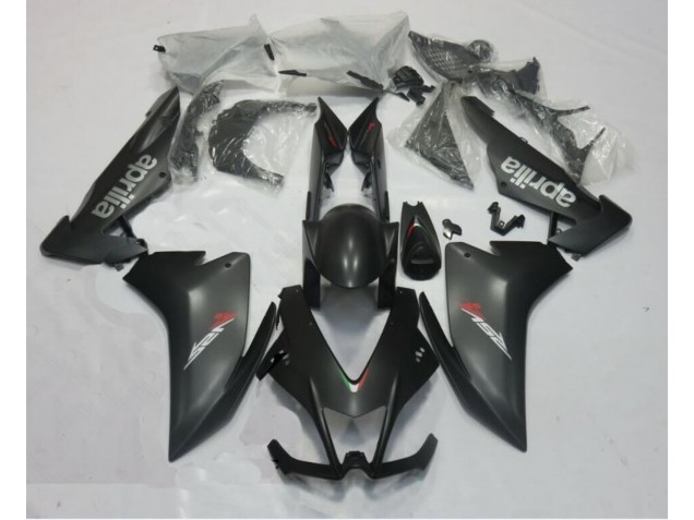 Negro Mate Completo 2010-2015 Aprilia RSV4 1000 Carenados Moto