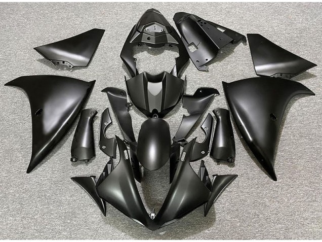 Negro Mate & Dorado 2009-2011 Yamaha R1 Carenados Moto