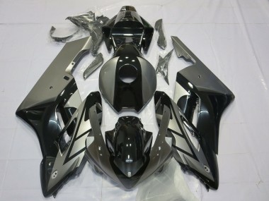 Negro & Plata 2004-2005 Honda CBR1000RR Carenados Moto