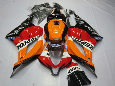 Negro Repsol 2009-2012 Honda CBR600RR Carenados Moto