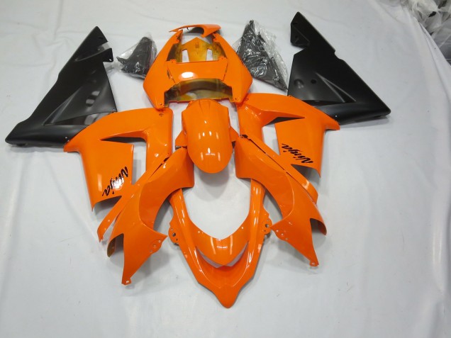 Ninja Naranja 2004-2005 Kawasaki ZX10R Carenados Moto