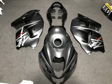 Plata Mate / Negro 1997-2007 Suzuki GSXR 1300 Carenados Moto