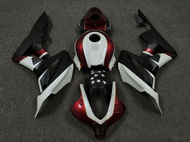 Racing Rojo & Negro 2009-2012 Honda CBR600RR Carenados Moto