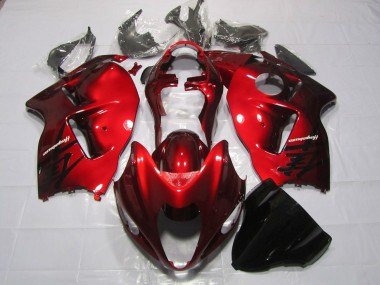 Rojo 1997-2007 Suzuki GSXR 1300 Carenados Moto