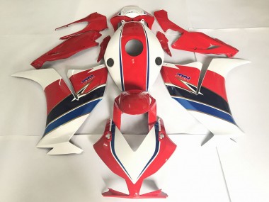 Rojo Con Blanco / Azul 2012-2016 Honda CBR1000RR Carenados Moto