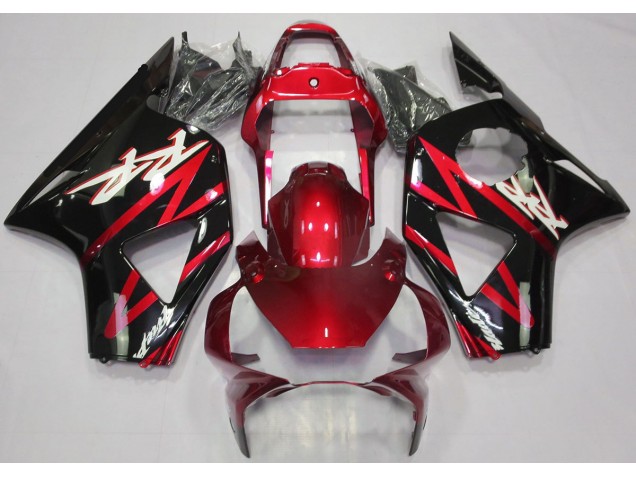 Rojo Eléctrico 2002-2003 Honda CBR954RR Carenados Moto