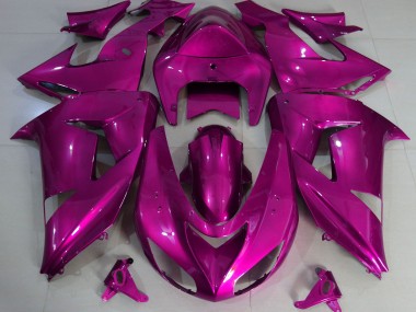 Rosa Fuerte Liso 2006-2007 Kawasaki ZX10R Carenados Moto