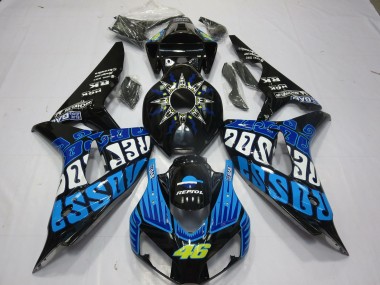 Rossi Azul Brillante 2006-2007 Honda CBR1000RR Carenados Moto