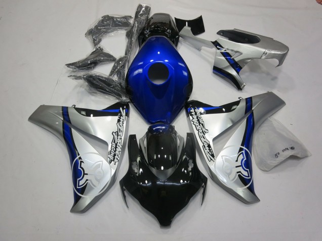 Tbr Azul & Plateado 2006-2007 Honda CBR1000RR Carenados Moto