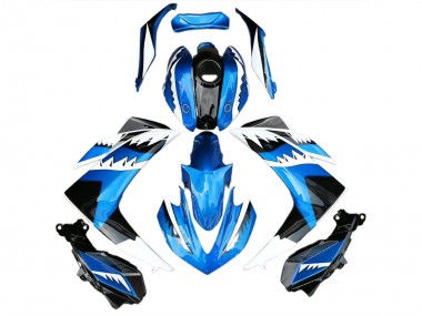 Tiburón Azul Claro 2015-2018 Yamaha R3 Carenados Moto