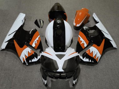 Tiburón Naranja 2002-2005 Kawasaki ZX12R Carenados Moto