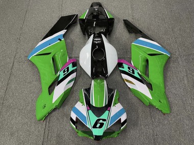 Verde 6 2004-2005 Honda CBR1000RR Carenados Moto