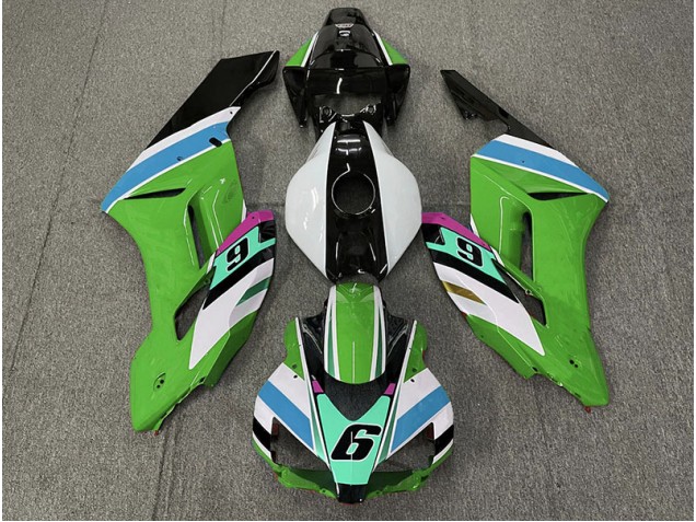 Verde 6 2004-2005 Honda CBR1000RR Carenados Moto