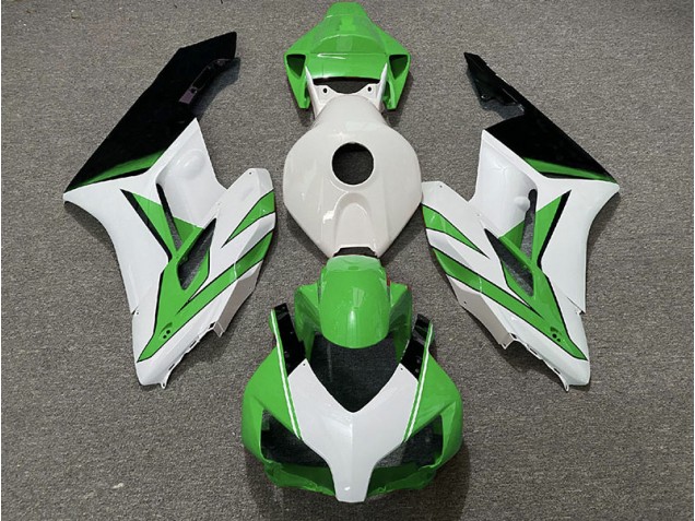 Verde Blanco & Negro Brillo 2004-2005 Honda CBR1000RR Carenados Moto