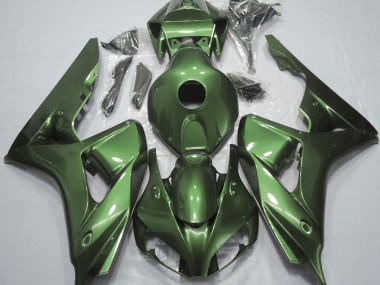 Verde Bosque Sólido 2006-2007 Honda CBR1000RR Carenados Moto