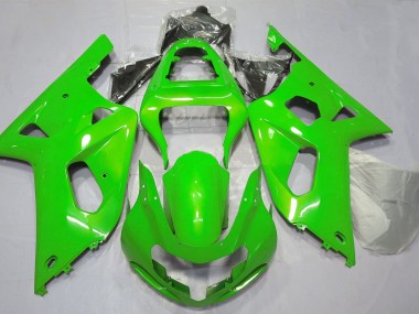 Verde Brillante 2001-2003 Suzuki GSXR 600-750 Carenados Moto