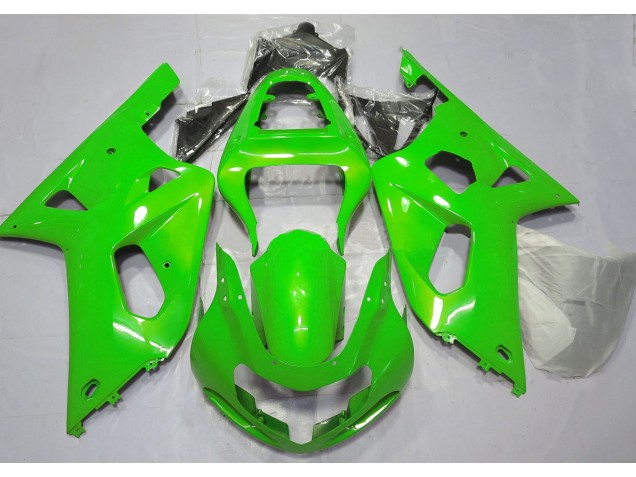 Verde Brillante 2001-2003 Suzuki GSXR 600-750 Carenados Moto