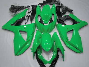 Verde Brillante 2009-2016 Suzuki GSXR 1000 Carenados Moto