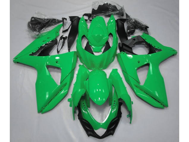 Verde Brillante 2009-2016 Suzuki GSXR 1000 Carenados Moto