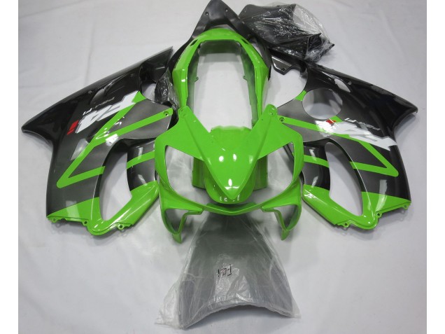 Verde Brillante & Gris 2004-2007 Honda CBR600 F4i Carenados Moto