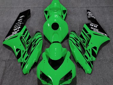 Verde Brillante Llama 2004-2005 Honda CBR1000RR Carenados Moto