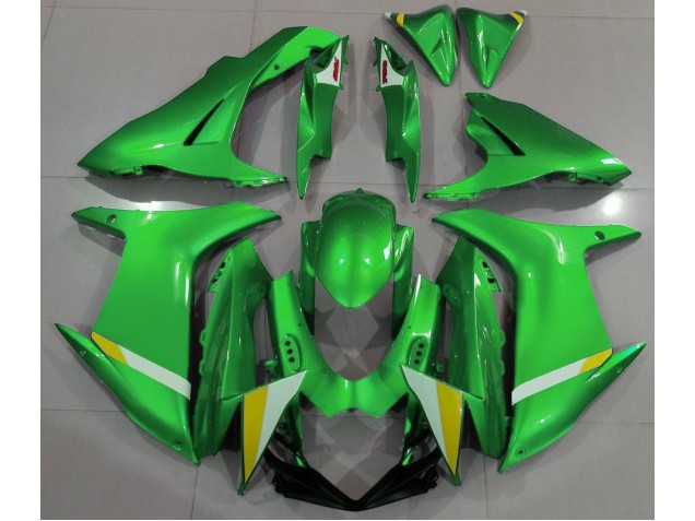 Verde Claro Brillante 2011-2024 Suzuki GSXR 600-750 Carenados Moto