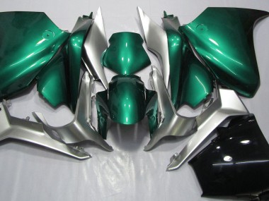 Verde Espuma De Mar & Plata 2010-2013 Honda VFR1200 Carenados Moto