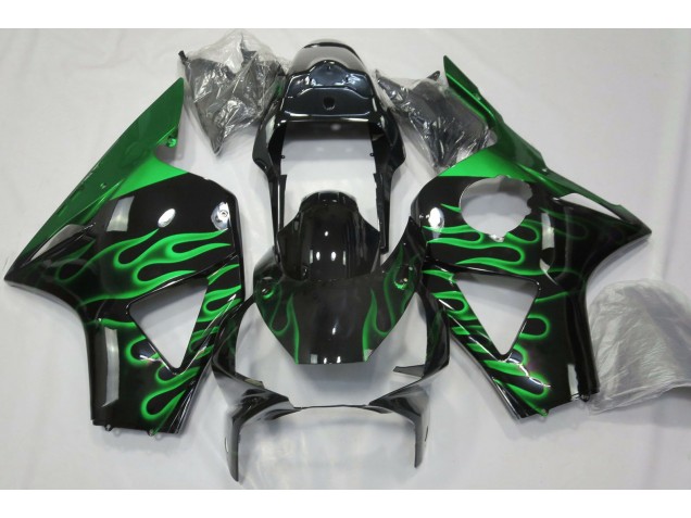 Verde Llama 2002-2003 Honda CBR954RR Carenados Moto