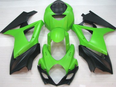 Verde Mate 2007-2008 Suzuki GSXR 1000 Carenados Moto