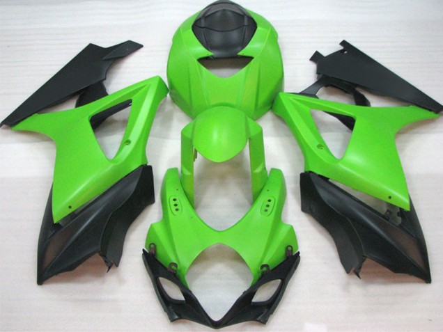 Verde Mate 2007-2008 Suzuki GSXR 1000 Carenados Moto